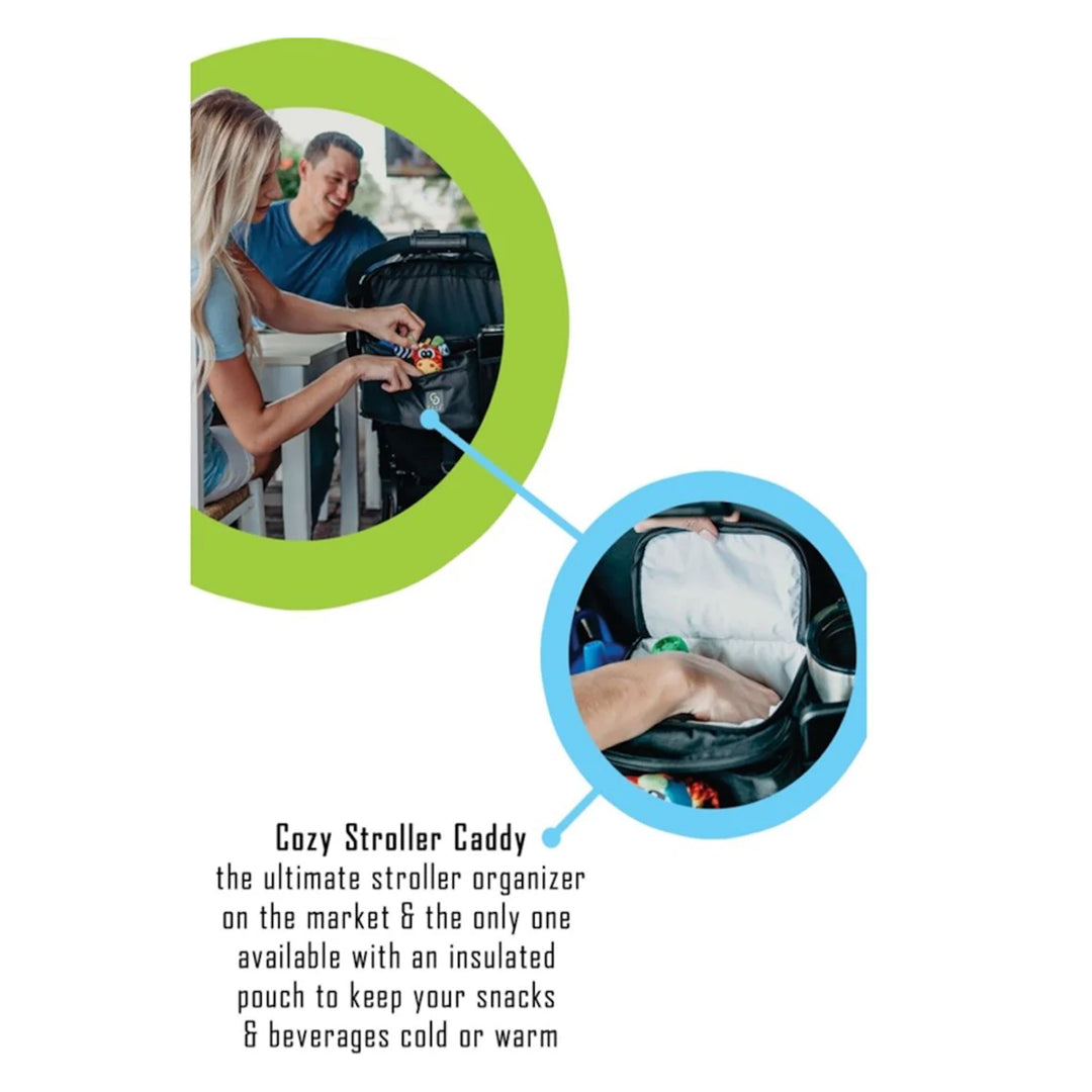 Cozy Cover CozyBaby Stroller Organizer Insulated Storage Caddy Basket (Open Box) - VMInnovations