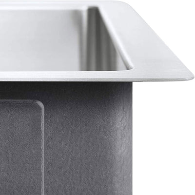 Zuhne 16 Gauge Stainless Steel 21 Inch Modena Bowl Undermount Kitchen Sink Set