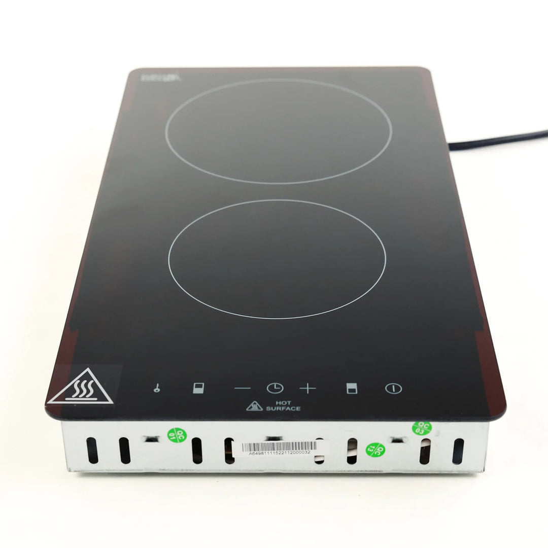 Drop In Dual Burner Cooktop with Glass Surface & 9 Power Levels(Open Box)