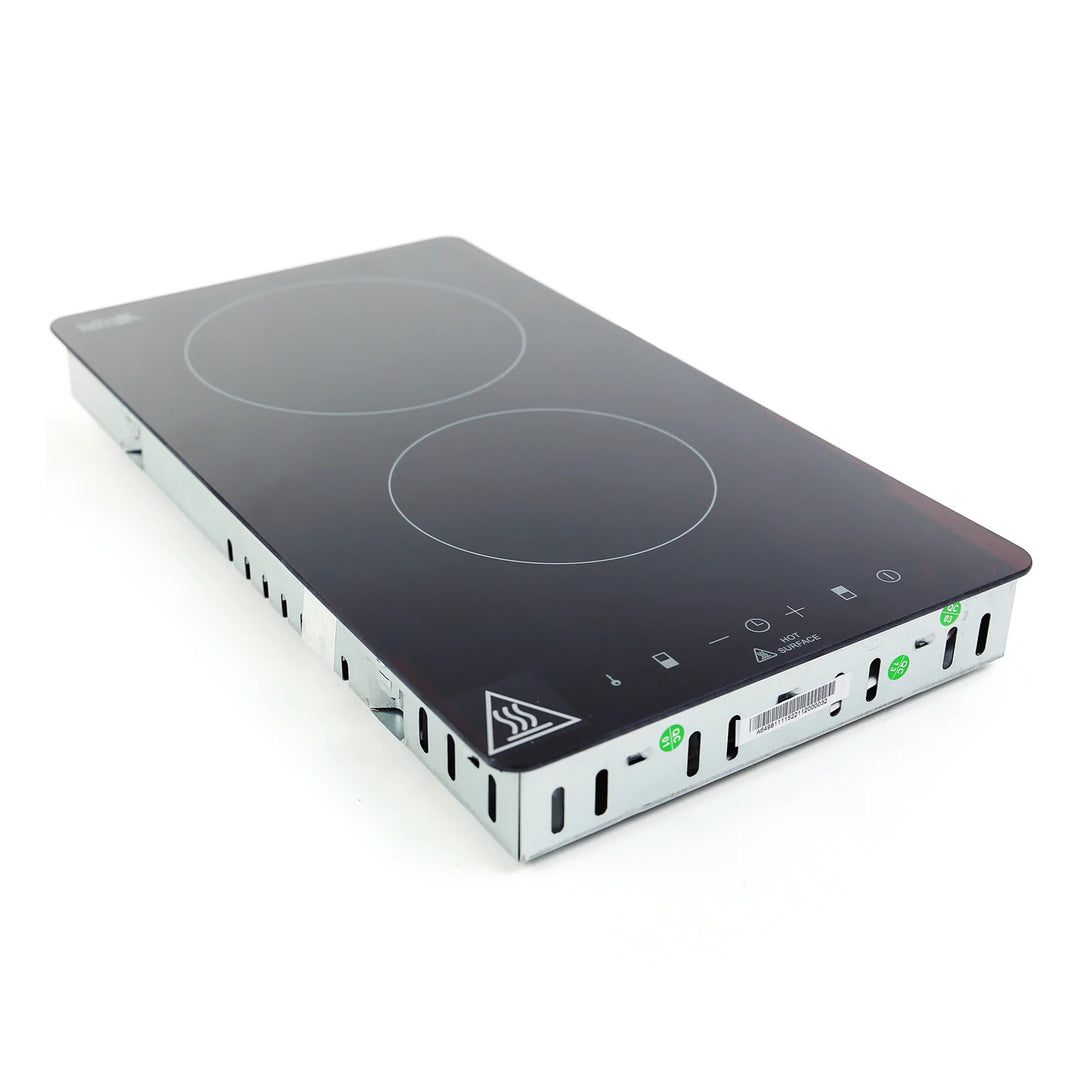 Drop In Dual Burner Cooktop with Glass Surface & 9 Power Levels(Open Box)