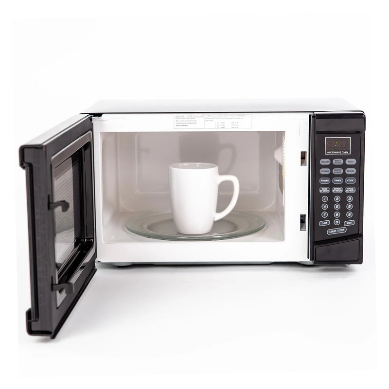 Avanti 700W 0.7 Cubic Foot Countertop Kitchen Microwave Oven w/ Turntable, Black