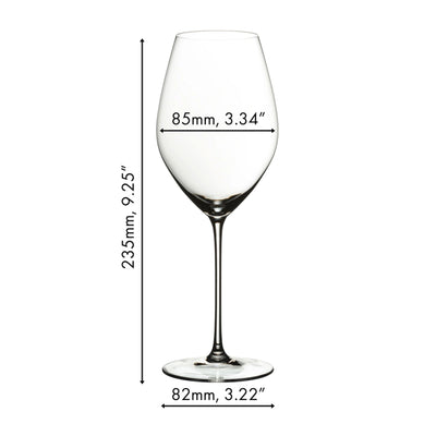 Riedel Veritas 15.75 Ounce Dishwasher Safe Crystal Champagne Wine Glass (2 Pack)