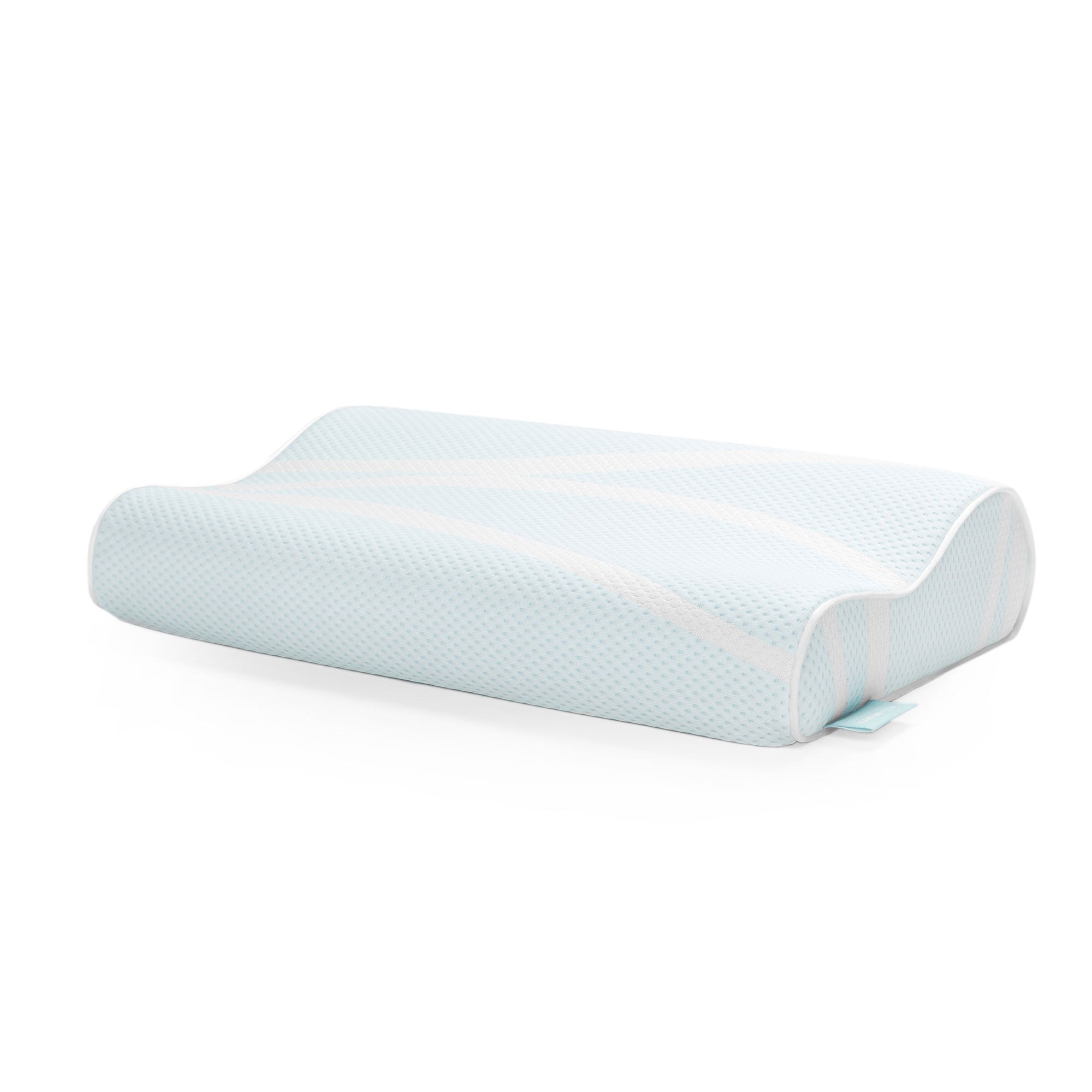 Tempur-Pedic TEMPUR-Breeze Medium Firm Contoured Memory Foam Neck Pillow, Queen