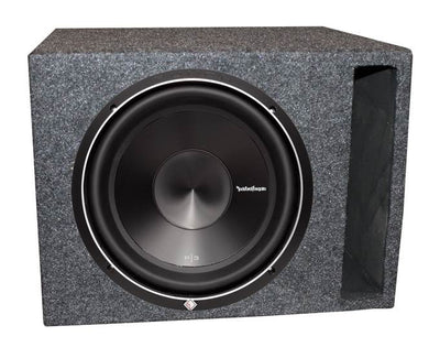 ROCKFORD FOSGATE 12" 1200 Watt 4-Ohm DVC Car Audio Subwoofer and Sub Box