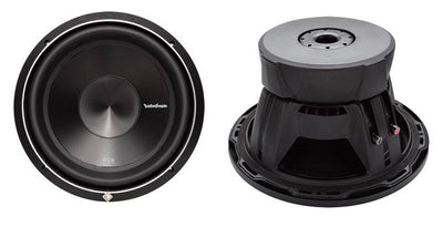 ROCKFORD FOSGATE P3D4-12 12" 2400 Watt 4-Ohm DVC Car Subwoofers + Sub Box