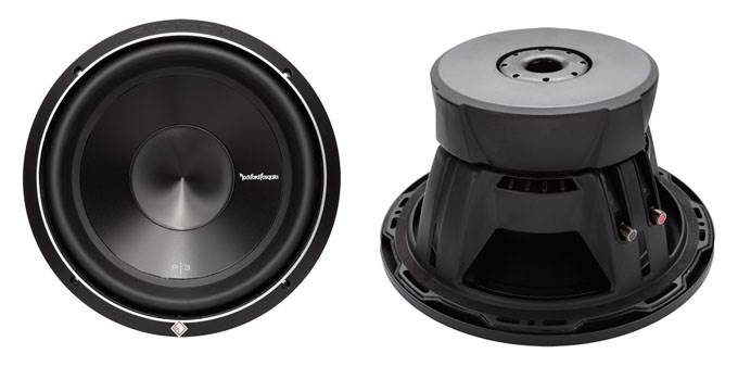 ROCKFORD FOSGATE P3D4-12 12" 2400 Watt 4-Ohm DVC Car Subwoofers + Sub Box