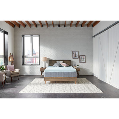 Sealy Blue Swirl TrueForm 2 Inch Support Gel Memory Foam Mattress Topper, King