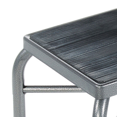 Drive Medical 13037-1SV Bariatric Foot Step Stool w/ Non Skid Feet, Silver Vein
