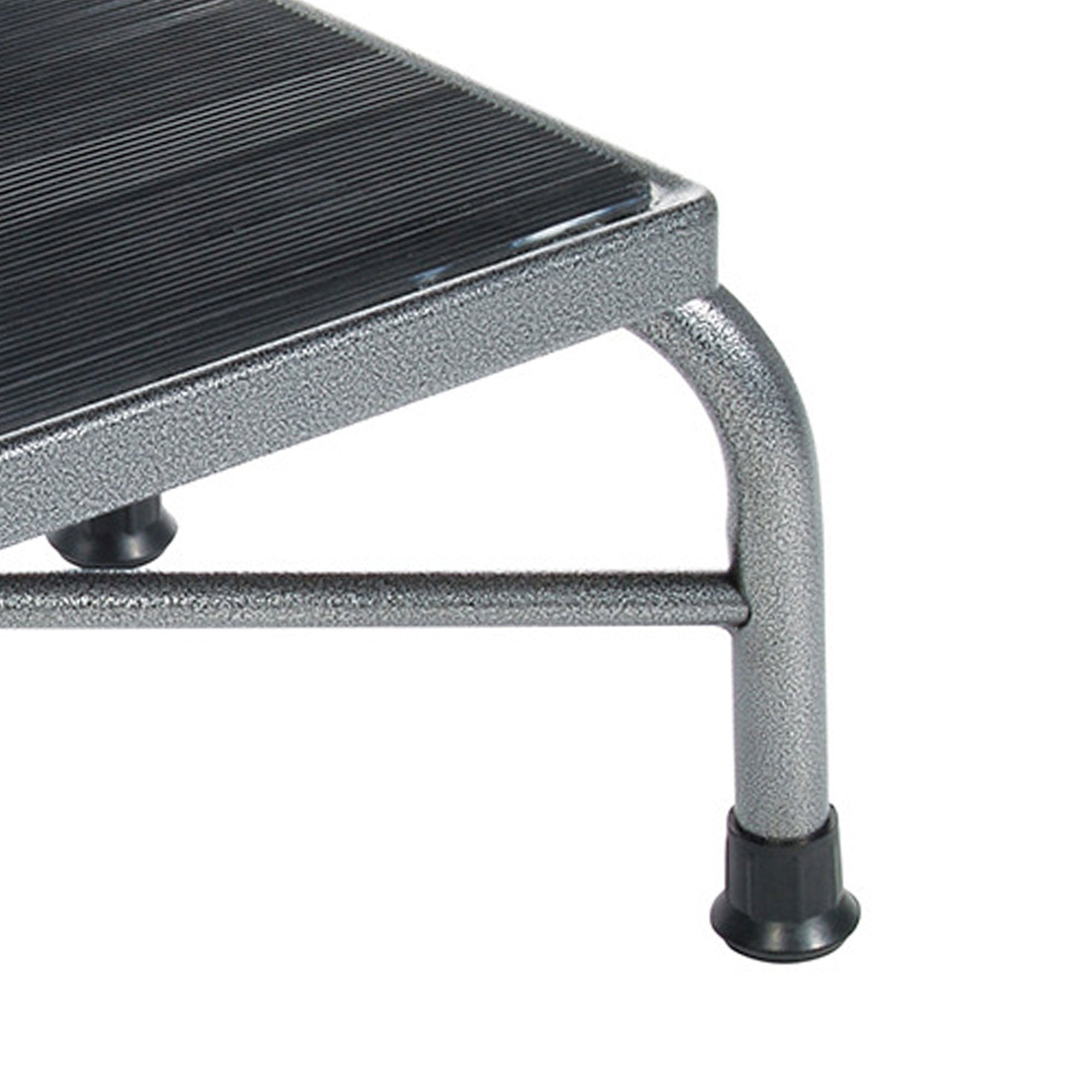 Drive Medical 13037-1SV Bariatric Foot Step Stool w/ Non Skid Feet, Silver Vein