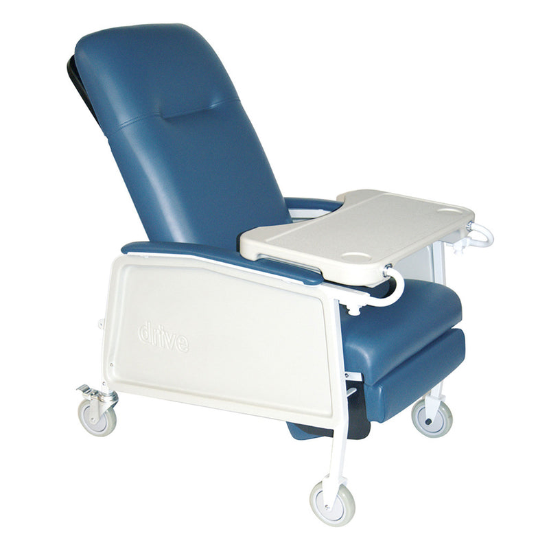 Drive Medical 3 Position Medical Recliner Geri Chair with Caster Wheels, Jade