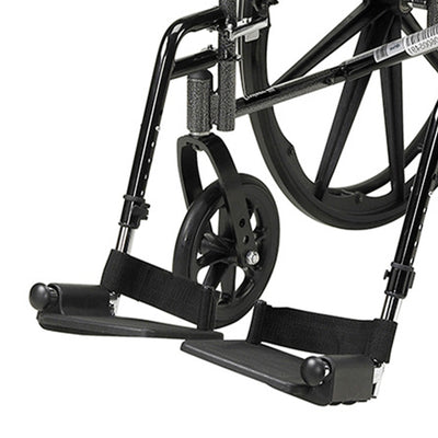Drive Medical Cruiser III Adjustable Lightweight Durable Steel Frame Wheelchair