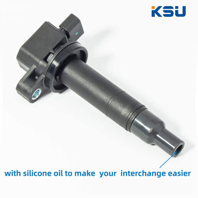 KSU Ignition Coils, Compatible with Select Scion and Toyota Car Models (4 Pack)