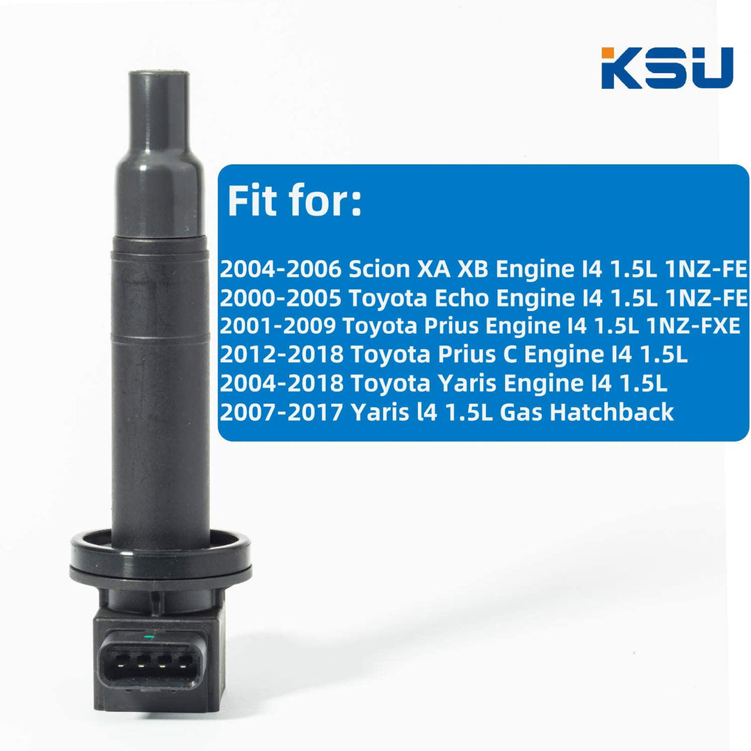 Ignition Coils, Compatible w/ Select Scion and Toyota Car Models (4 Pack) (Used)