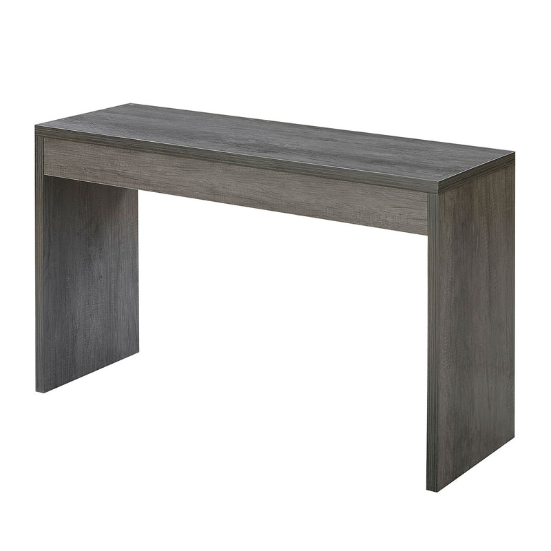 Convenience Concepts Northfield Hall Home Console Desk Table, Weathered Gray