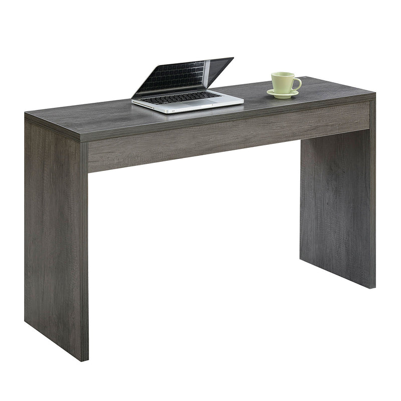 Convenience Concepts Northfield Hall Home Console Desk Table, Weathered Gray