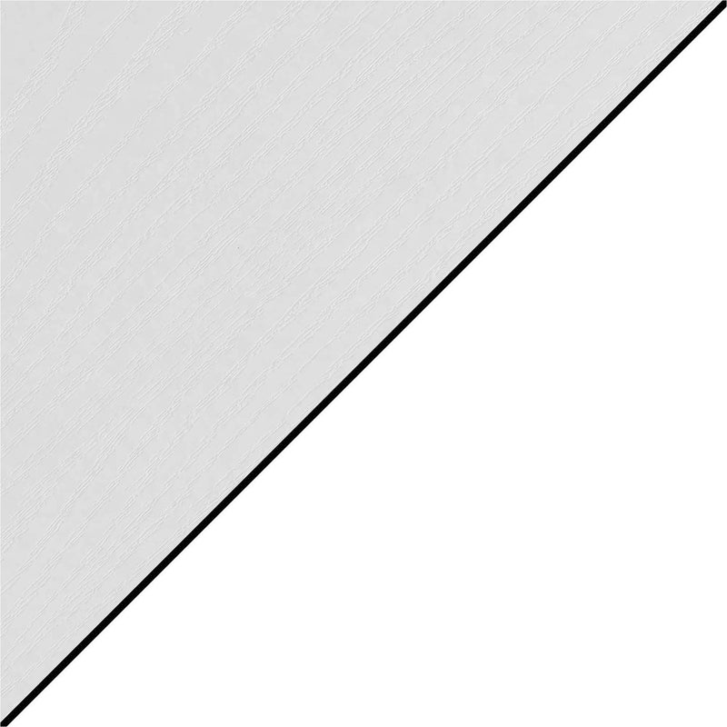 Convenience Concepts 39.5" Ergonomic Rectangular Xtra Folding Desk, White/White