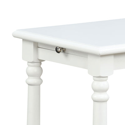 Convenience Concepts French Country Regent Wooden Sofa & Couch End Table, White