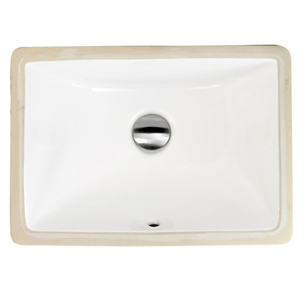 Nantucket Sinks 16x11in Vitreous China Ceramic Undermount Bathroom Sink, White