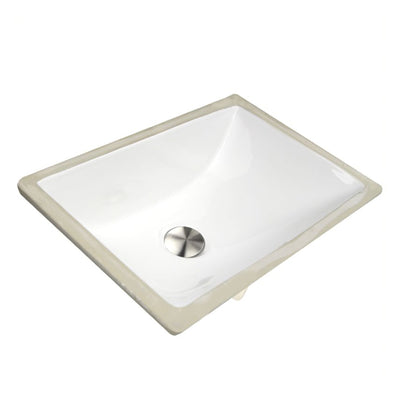 Nantucket Sinks 16x11in Vitreous China Ceramic Undermount Bathroom Sink (Used)