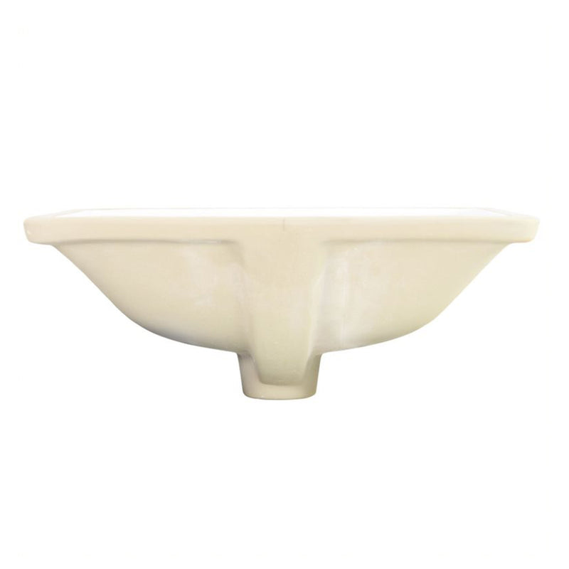 Nantucket Sinks 16x11in Vitreous China Ceramic Undermount Bathroom Sink (Used)