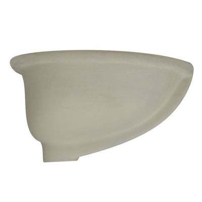 Nantucket Sinks 15x12in Vitreous China Ceramic Undermount Bathroom Sink, White