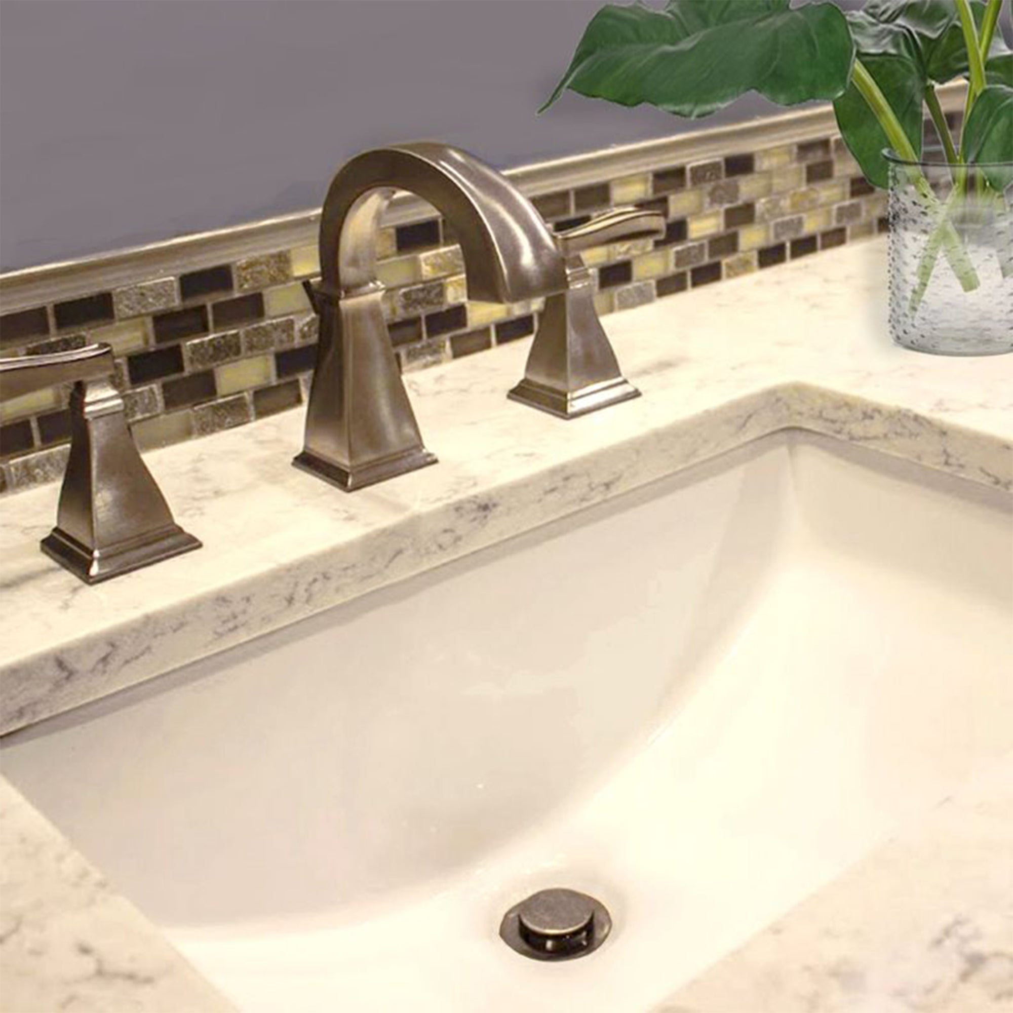 Nantucket Sinks 18x12in Vitreous China Ceramic Undermount Bathroom Sink, White
