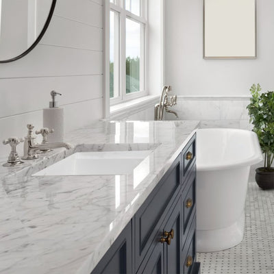 Nantucket Sinks 18x12in Vitreous China Ceramic Undermount Bathroom Sink, White