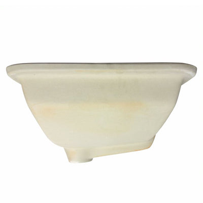 Nantucket Sinks 18x12in Vitreous China Ceramic Undermount Bathroom Sink, White