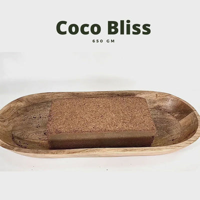 Plantonix Coco Bliss Premium Organic Coconut Coir Pith, 650GM Bricks (Open Box)