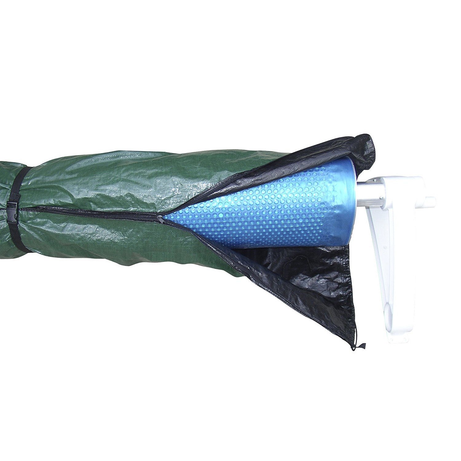 Horizon Ventures HVWCR24 24 Foot Solar Blanket and Reel Winter Jacket, Green