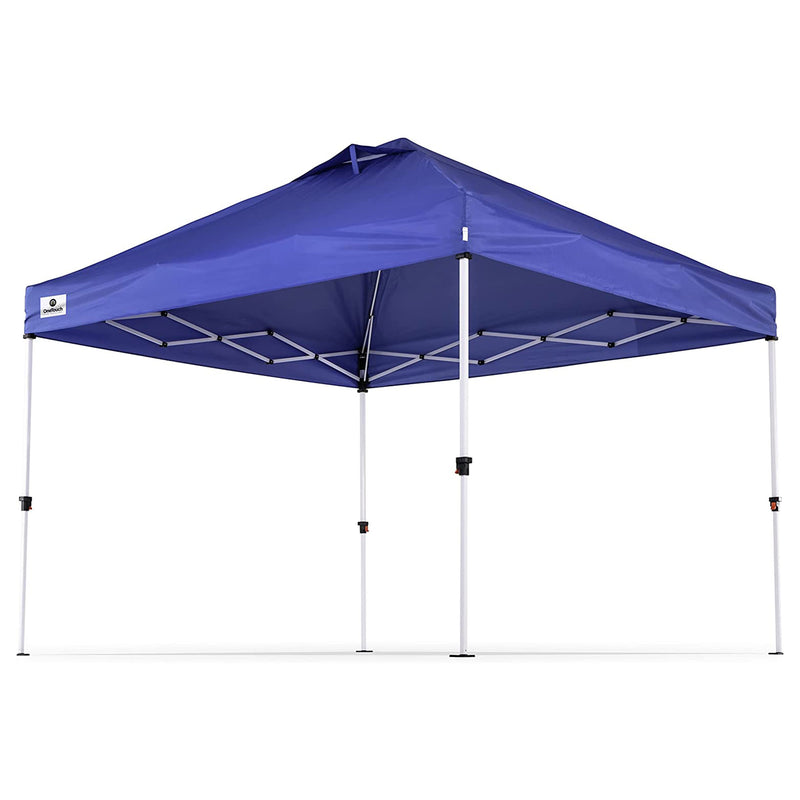OneTouch 10 Foot x 10 Foot Instant Shade Canopy w/ Center Lock Technology, Blue