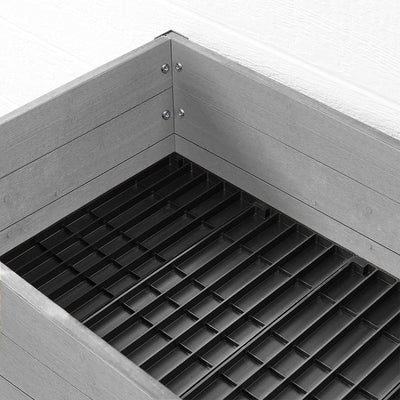 CedarCraft Elevated Spruce Planter with Greenhouse Cover, 21 X 47 X 30 Inches