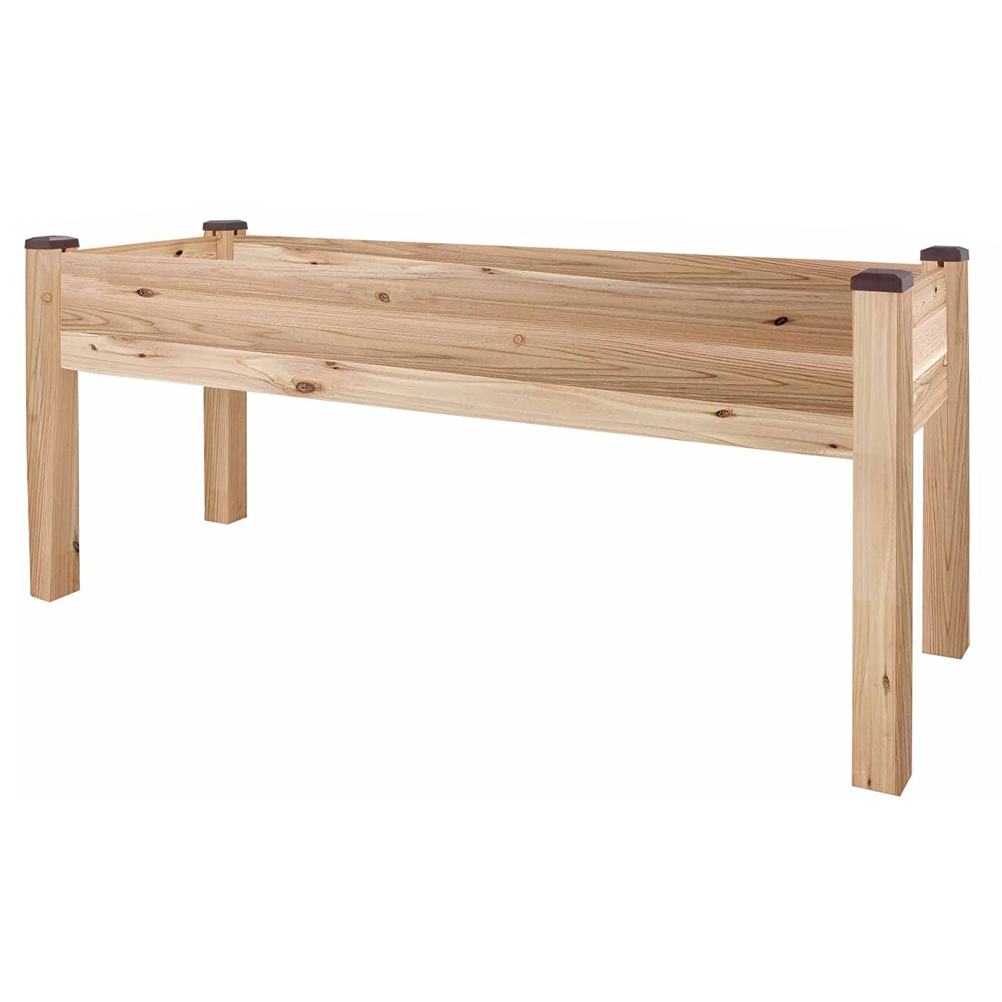 CedarCraft Elevated Cedar Deck, Patio, & Backyard Planter, 23"L x 72"W x 30"H
