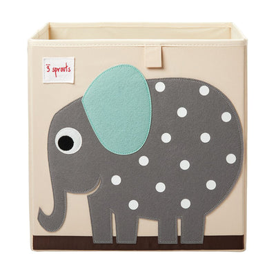 3 Sprouts Children's Foldable Fabric Storage Cube Soft Toy Bin Basket (Open Box) - VMInnovations