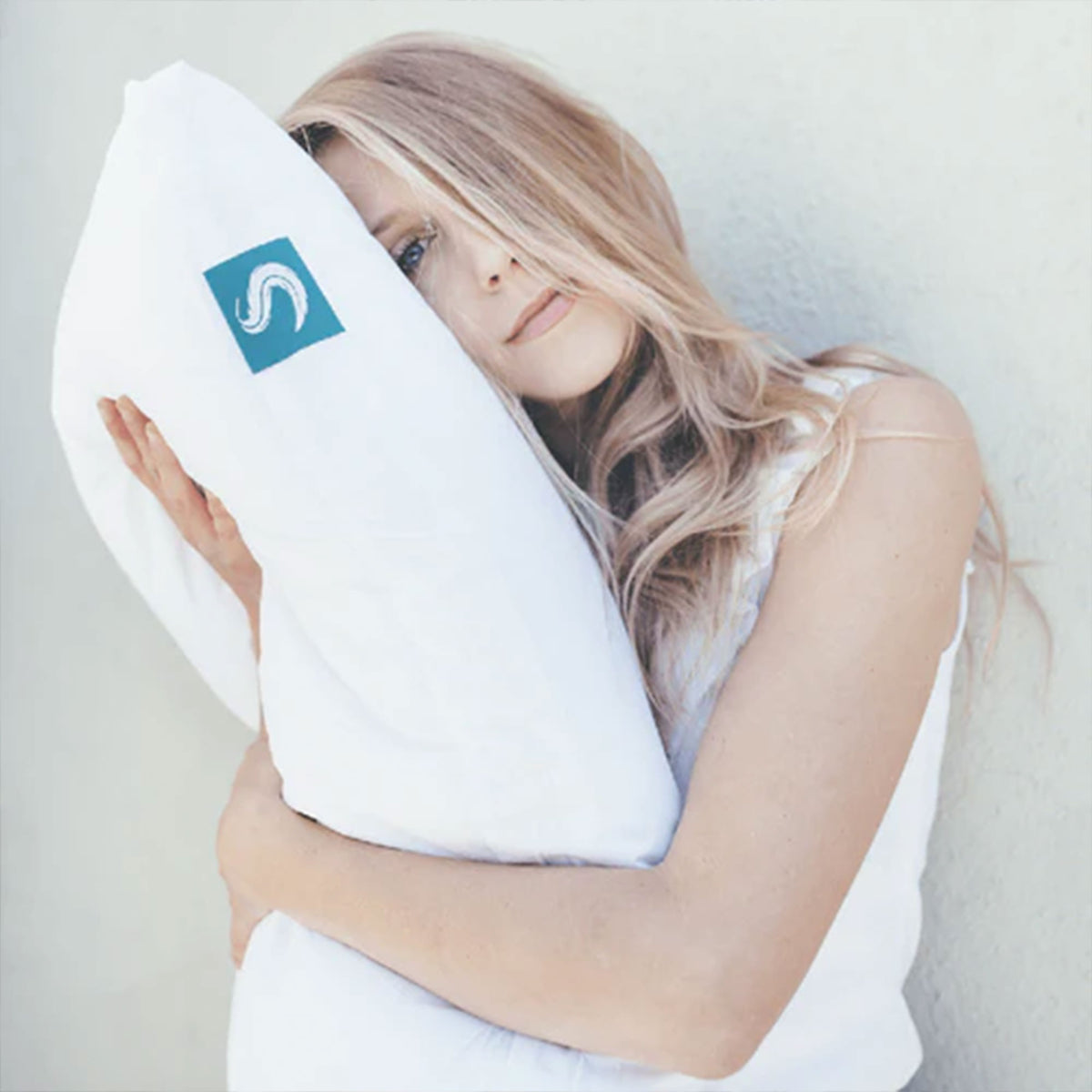 Sleepgram Bed Support Sleeping Pillow with Microfiber Cover, King Size(Open Box)