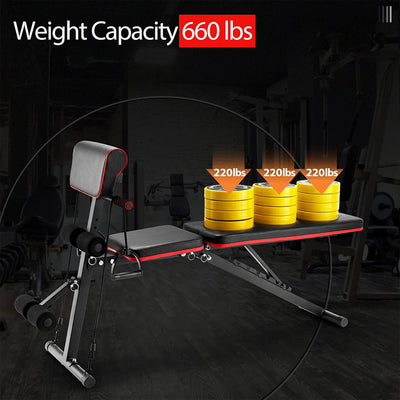 JOMEED Multi Functional Training Weight Bench for At Home Workout (For Parts) - VMInnovations