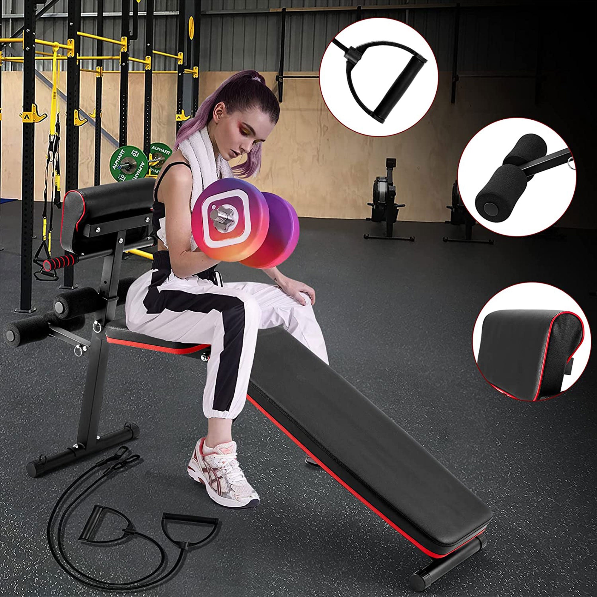 JOMEED Multi Functional Training Weight Bench for At Home Workout (For Parts) - VMInnovations