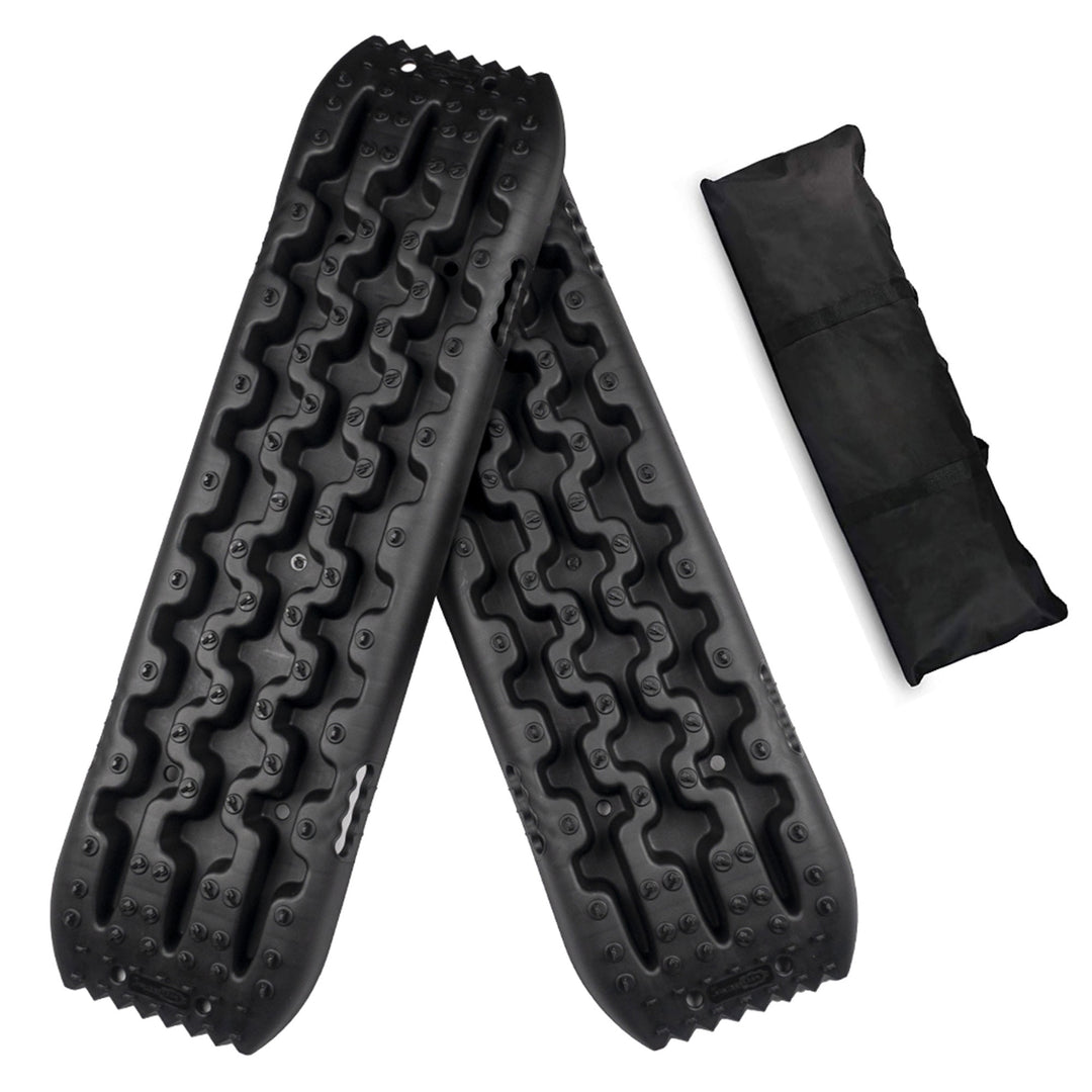 RUGCEL WINCH Quick Recovery Emergency 4 Wheel Drive Tire Mats, Black (Used) - VMInnovations