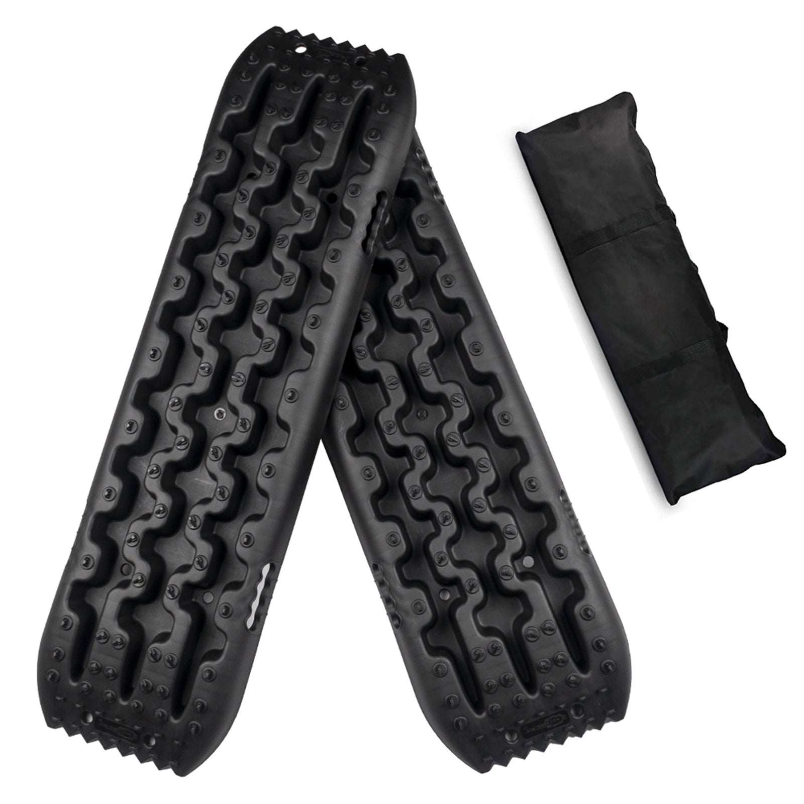 RUGCEL WINCH Quick Recovery Emergency 4 Wheel Drive Tire Mats, Black (Used) - VMInnovations