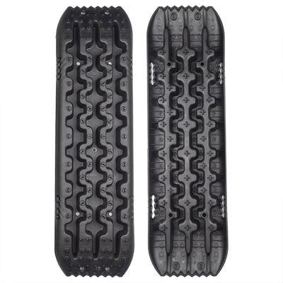 RUGCEL WINCH Quick Recovery Emergency 4 Wheel Drive Tire Traction Boards, Black