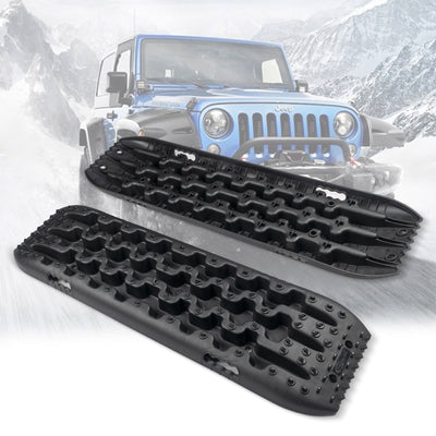 RUGCEL WINCH Quick Recovery Emergency 4 Wheel Drive Tire Mats, Black (Used)