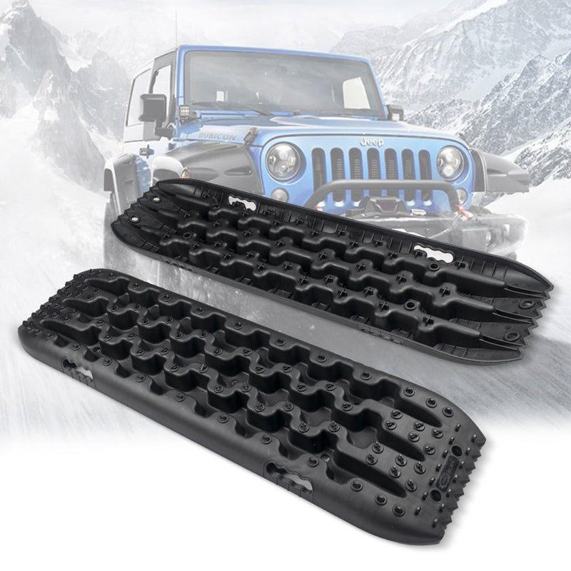 RUGCEL WINCH Quick Recovery Emergency 4 Wheel Drive Tire Mats, Black (Used)