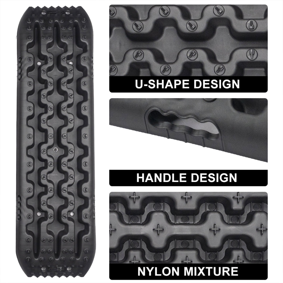 RUGCEL WINCH Quick Recovery Emergency 4 Wheel Drive Traction Mats(Open Box)