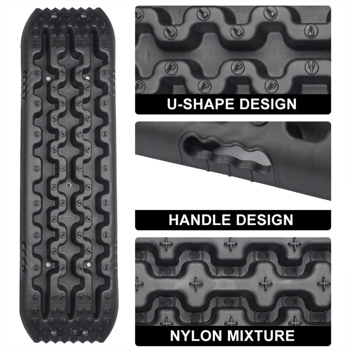 RUGCEL WINCH Quick Recovery Emergency 4 Wheel Drive Traction Mats(Open Box)