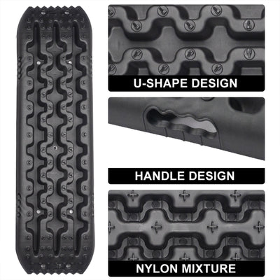 RUGCEL WINCH Quick Recovery Emergency 4 Wheel Drive Tire Mats, Black (Used) - VMInnovations
