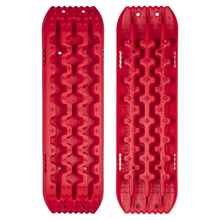 RUGCEL WINCH Quick Recovery Emergency 4 Wheel Drive Tire Traction Board Mats,Red