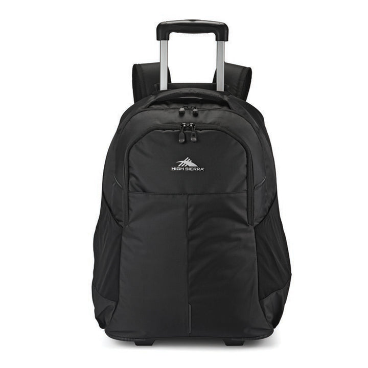 High Sierra Wheeled Backpack with Telescoping Pull Handle, Black (Used) - VMInnovations
