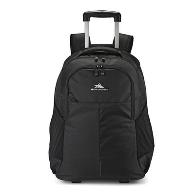 High Sierra Wheeled Backpack with Telescoping Pull Handle, Black (Used) - VMInnovations