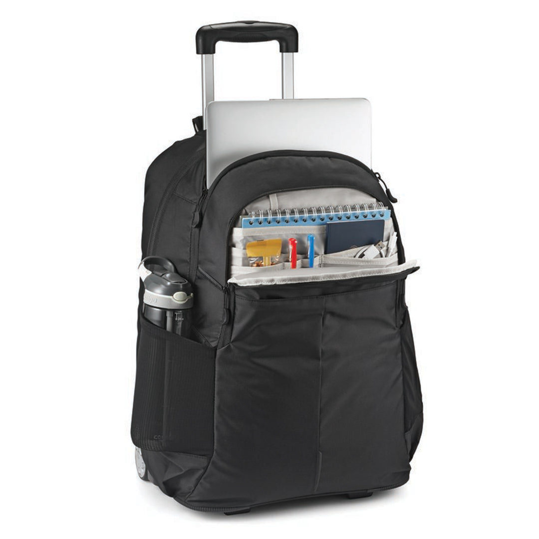 High Sierra Wheeled Backpack with Telescoping Pull Handle, Black (Used) - VMInnovations