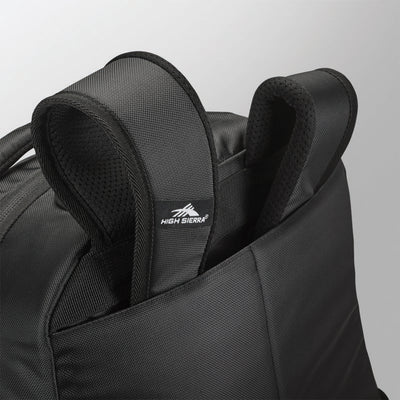 High Sierra Wheeled Backpack with Telescoping Pull Handle, Black (Used)